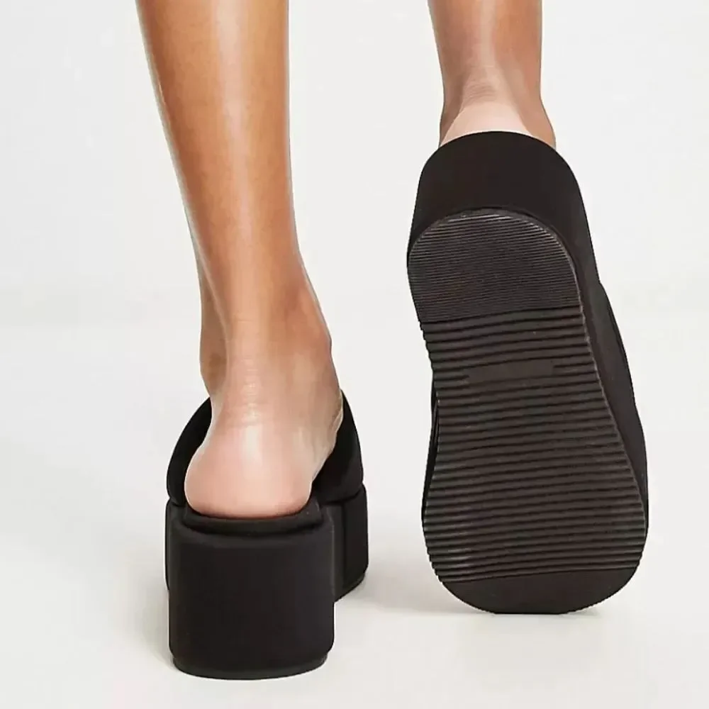 LILIANA PLATFORM WEDGE OPEN TOE SLIP-ON WOMEN